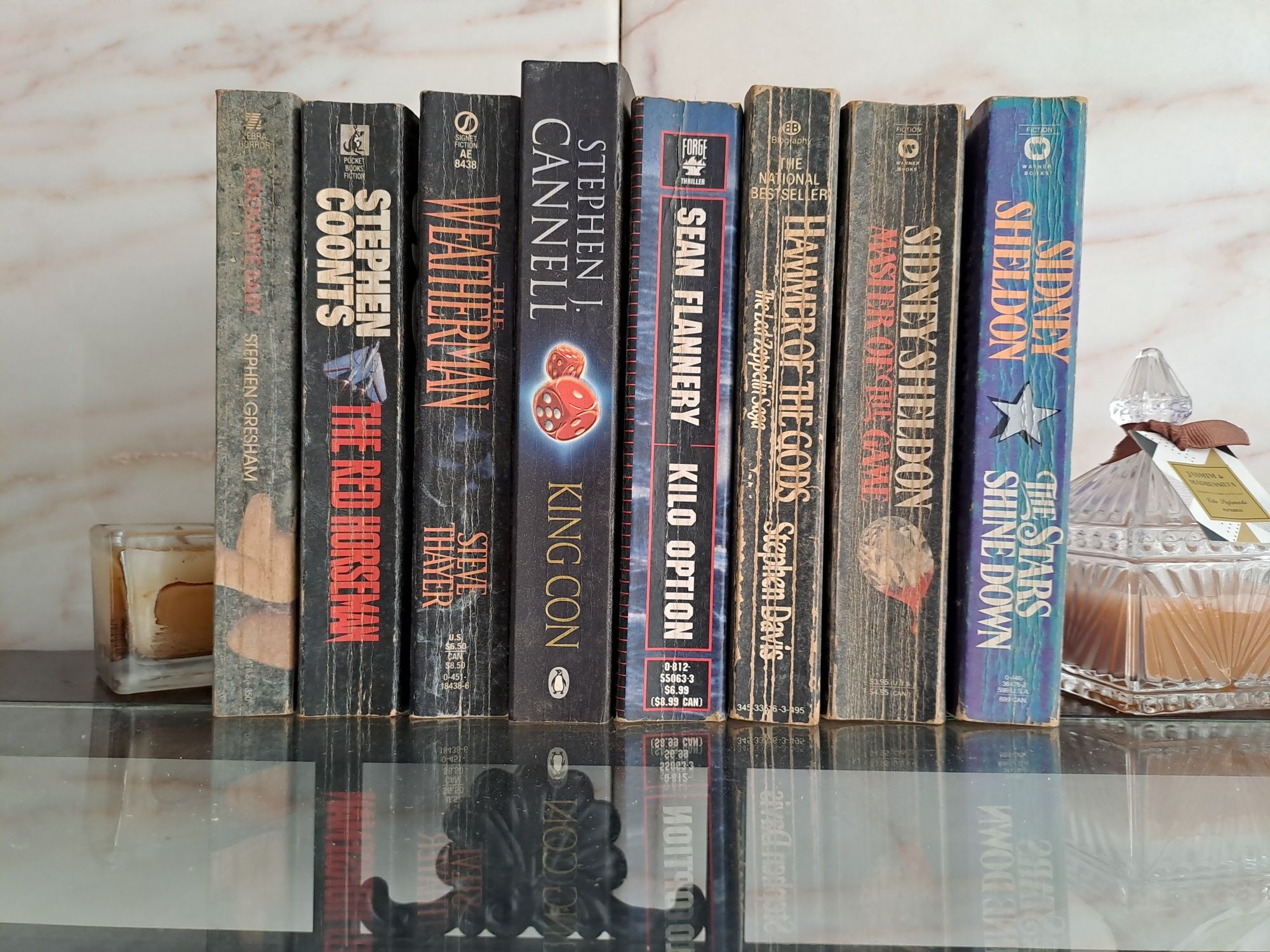 8 books several writers