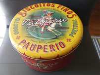 Caixa de biscoitos em lata - Paupério (Valongo)