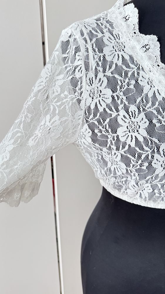 Crop Top koronkowy rozmiar L