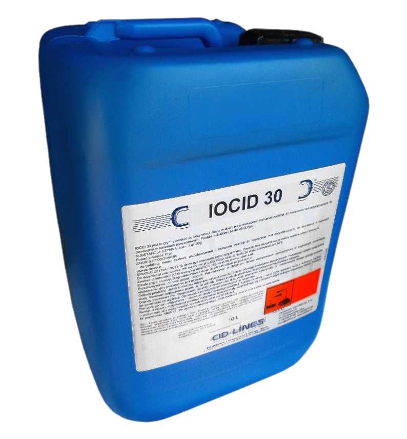 IOCID 30 10L preparat JODOWY do dezynfekcji pomieszczeń hodowlanych