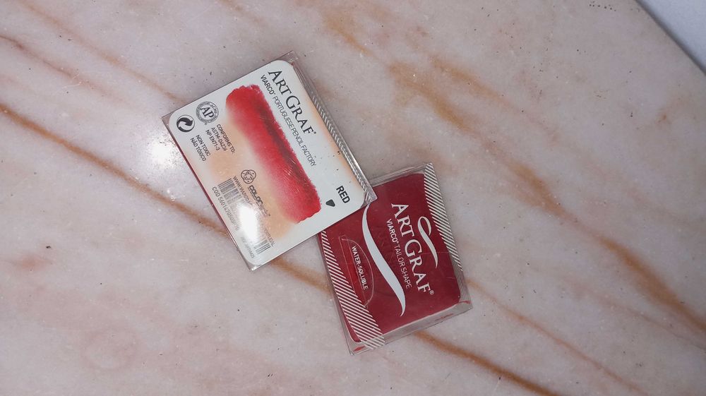 Grafite Aguarelável Artgraf - Forma de Alfaiate (VERMELHO)