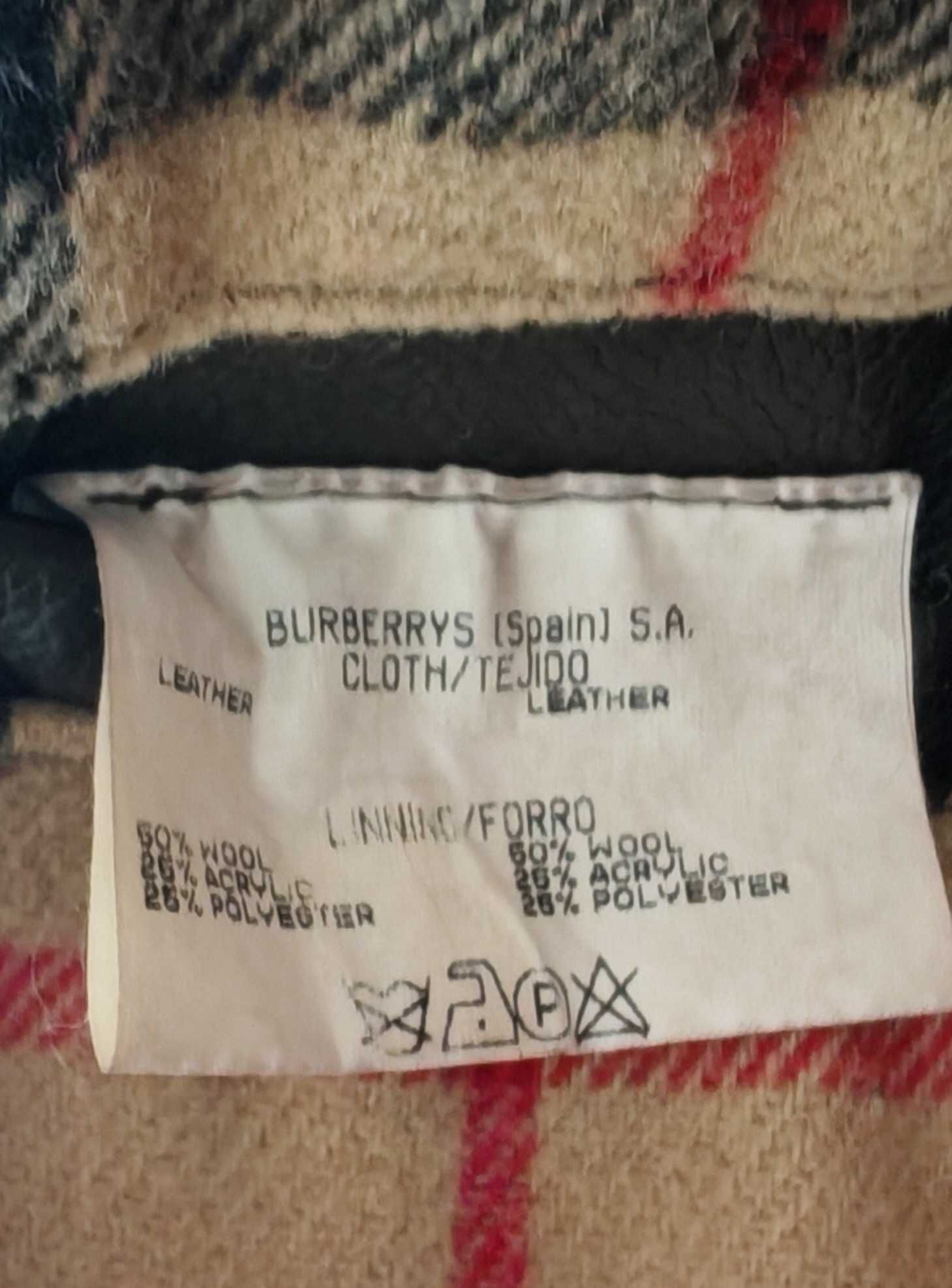 Casaco em pele tipo parka Burberrys