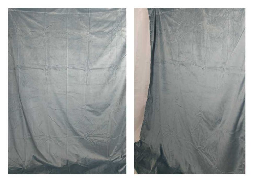 Topick 2 cortinas opacas de veludo (145)