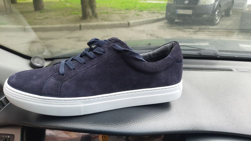 Замшевые сникерсы VAGABOND (мокасины, кеды, туфли)