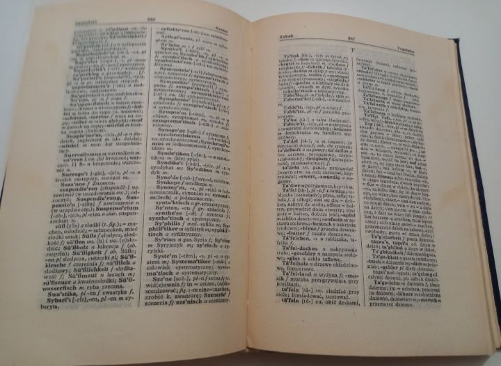 Słownik Podręczny Niemiecko-Polski Polsko-Niemiecki Paweł Kalina 1957