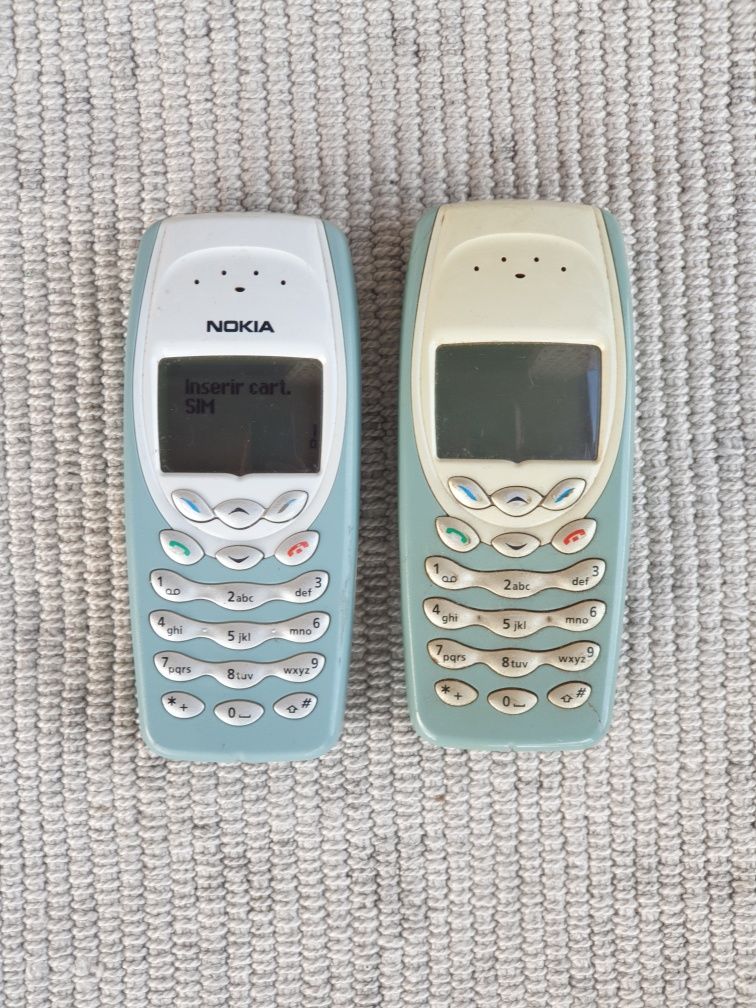 Nokia  2600, 2610, 2626, 2650, 3310, 3330, 3410 e 3510 funcionais