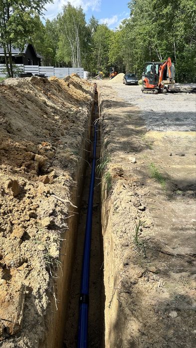 Usługi wodno-kanalizacyjne i gazowe | Wykopy