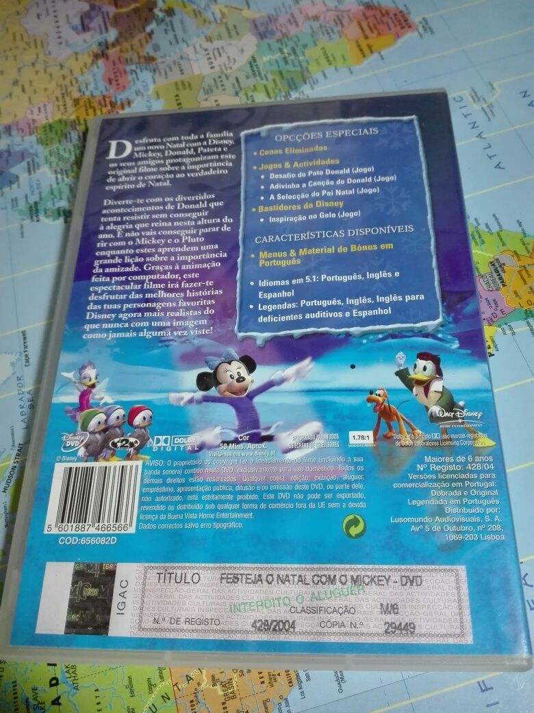 DVD Disney Festeja o Natal com o Mickey