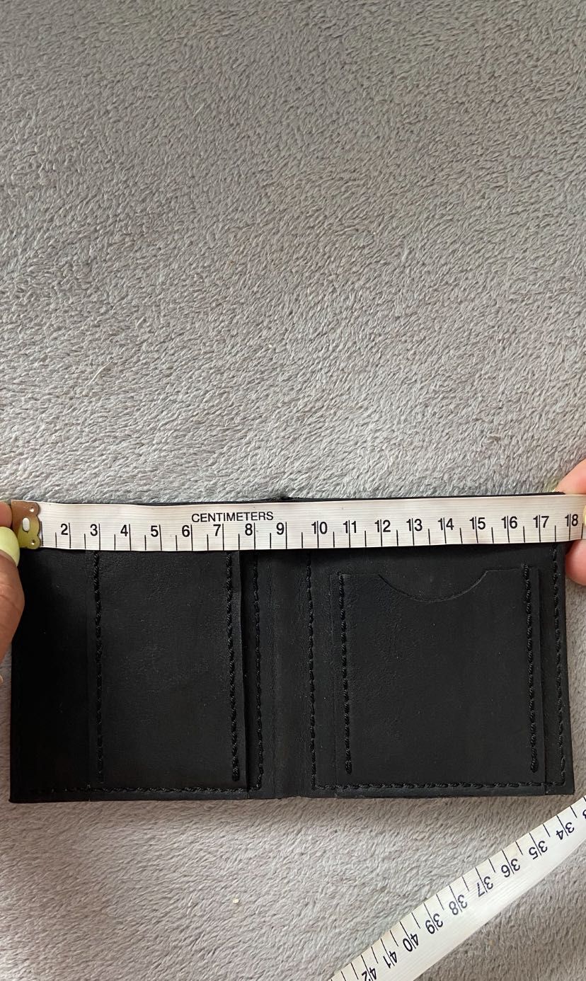 Mały etui na karty i banknoty skóra card holder Portfel