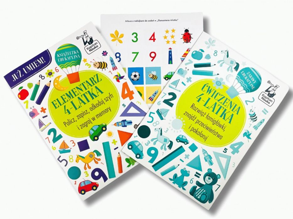 Kapitan Nauka Teczka edukacyjna 4-latka KS1219