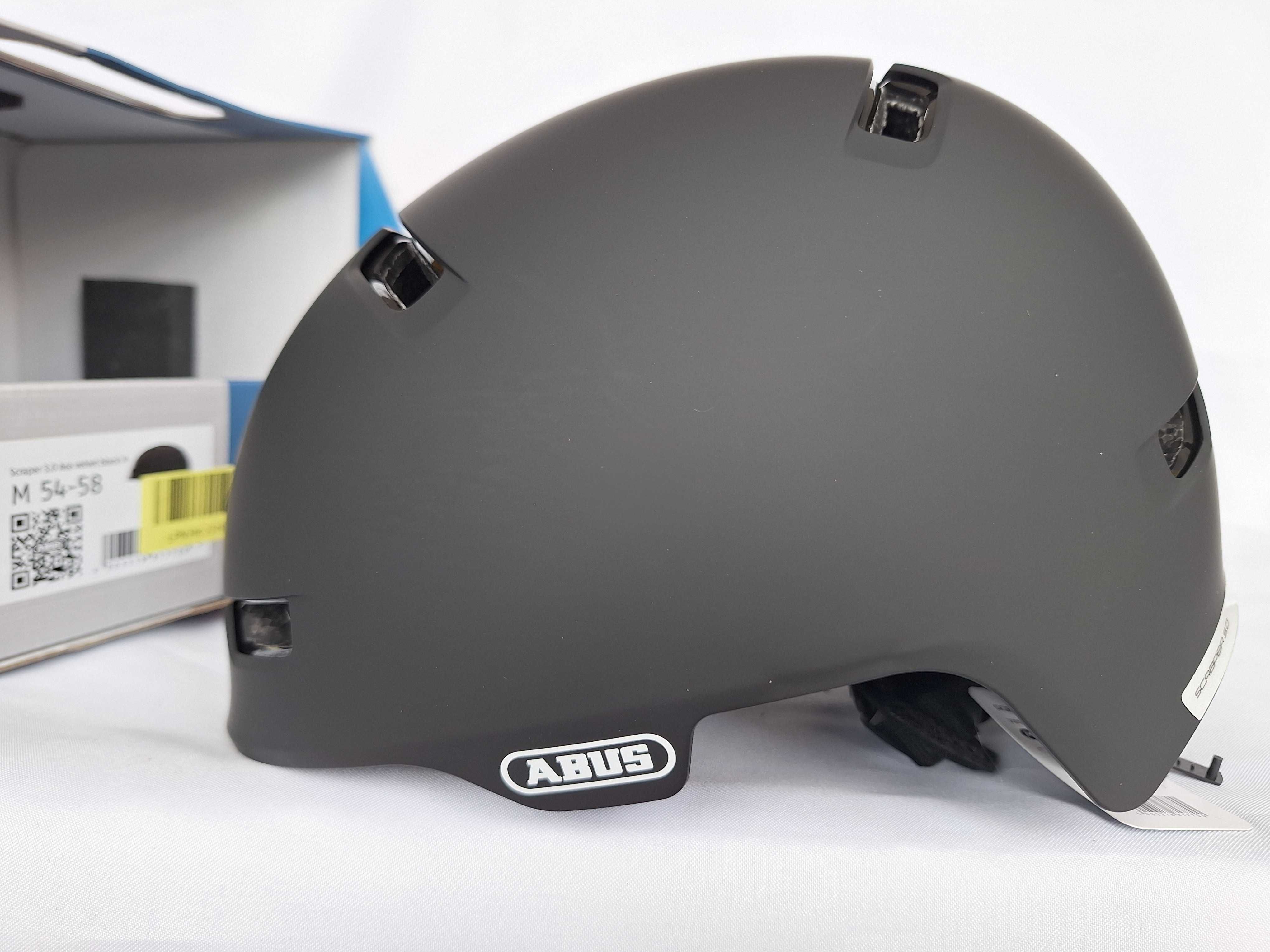 Kask rowerowy Abus Scraper 3.0 Ace Velvet Black M 54-58cm