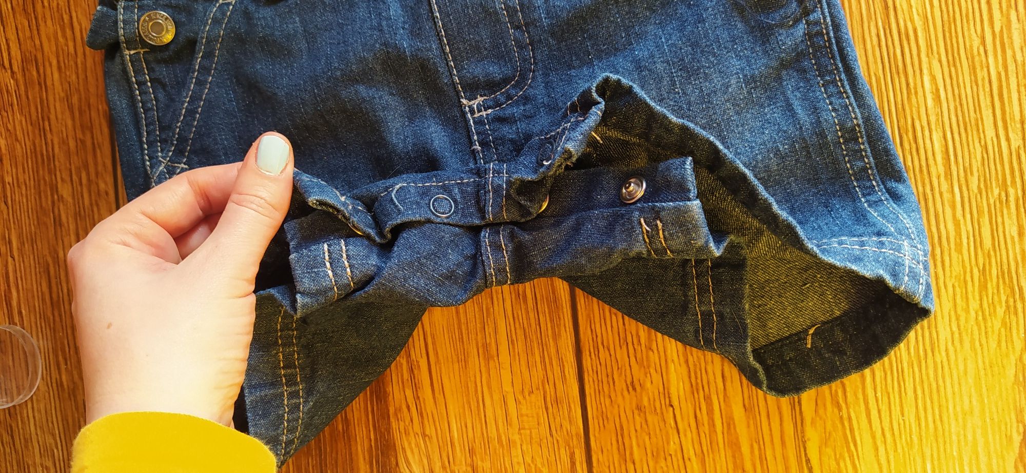 Ogrodniczki jeansowe dziecięce Polo Ralph Lauren