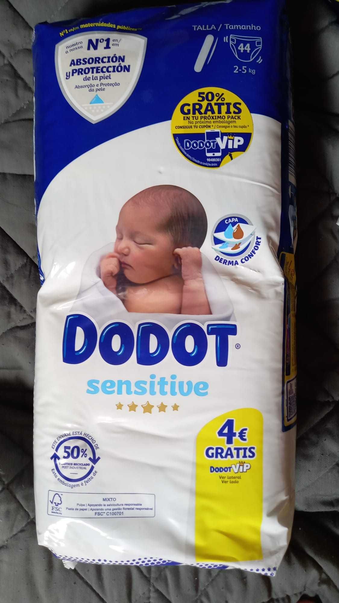 Fraldas Dodot Sensitive 2-5kg