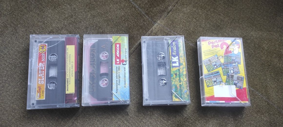 Commadore C 64 Gry Piłka Soccer Listonosz Pat Slater Man Bionic Ninja