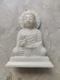Figurka Witając Budda, biały kamień