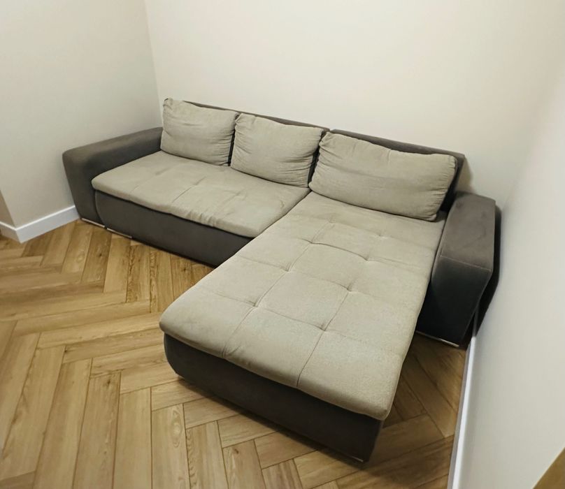 Narożnik Black Red White  z funkcją spania - CENA OSTATECZNA