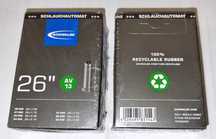 Camaras de ar bicicleta BTT roda 26 Schwalbe novas
