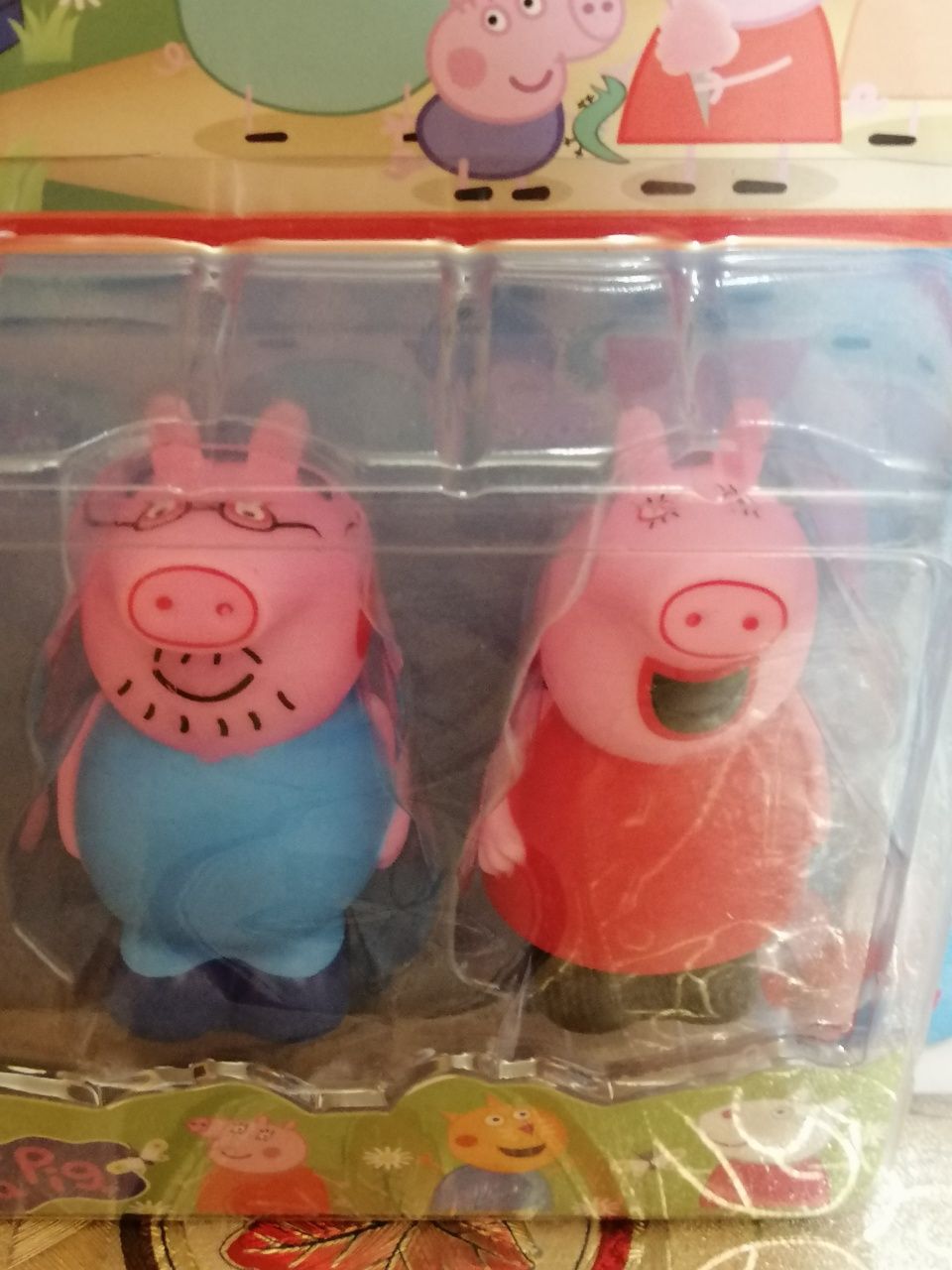 Peppa Pig gumowa rodzinka.