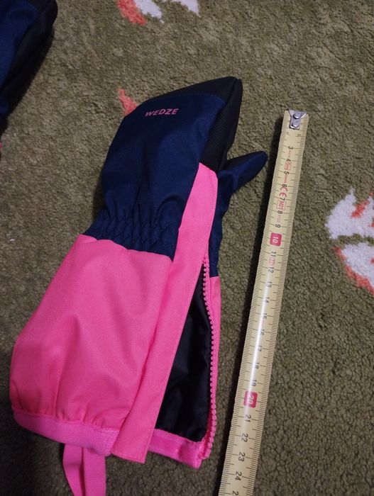 Rękawiczki zimowe dziecięce dla dziewczynki wedze Decathlon