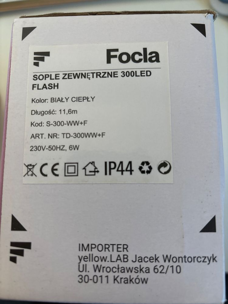 Lampki swiateczna LED zewnętrzne/wewnętrzne