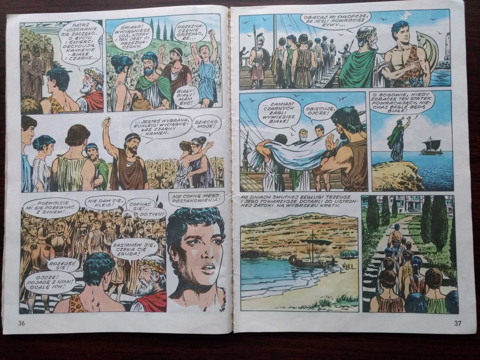 Komiks "Legendy wyspy labiryntu"