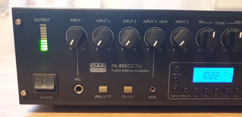 Wzmacniacz Public Address PA-805 CD TU