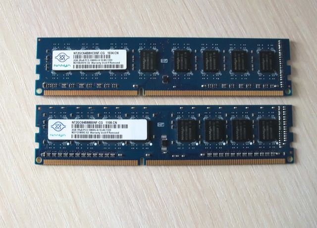 Оперативная память Nanya DDR3 4Gb (2+2) 1333MHz PC3-10600U