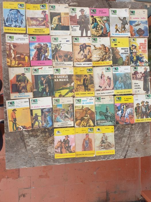 Mini livros de cowboys