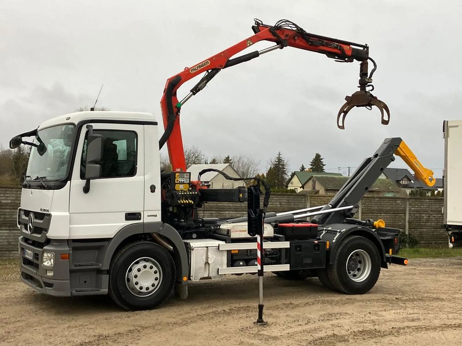 Mercedes-Benz Actros 1836 Hakowiec z HDS Palfinger  MP3 Blutec euro 5