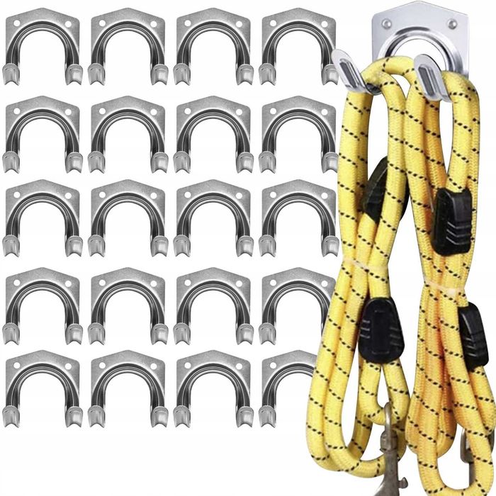 20x WIESZAK NA NARZĘDZIA Uchwyt Organizer Ścienny Ogrodowy Warsztat