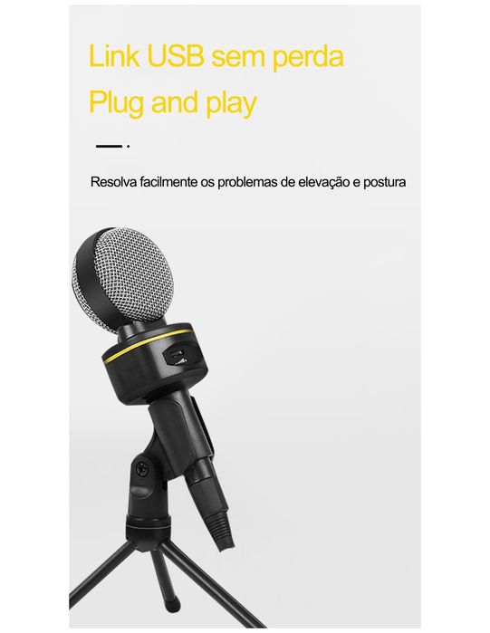Microfone Condensador QRA-T600