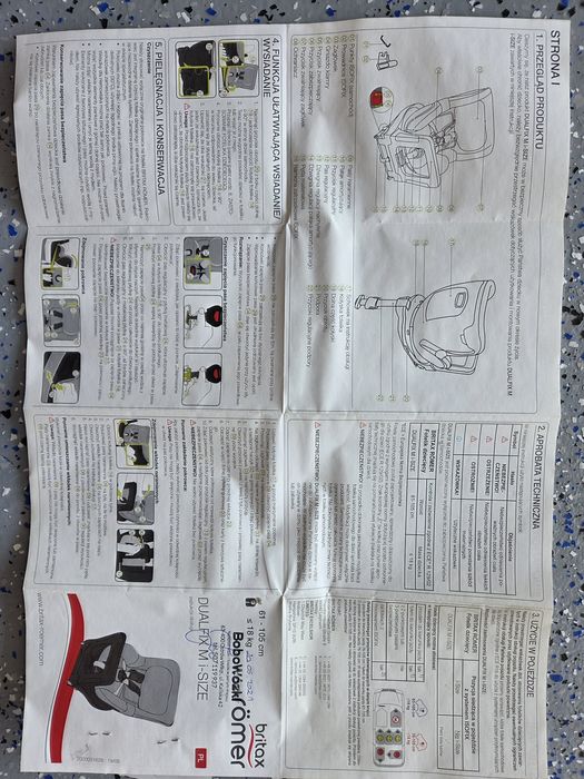 Fotelik samochodowy Britax Romer (obrotowy)