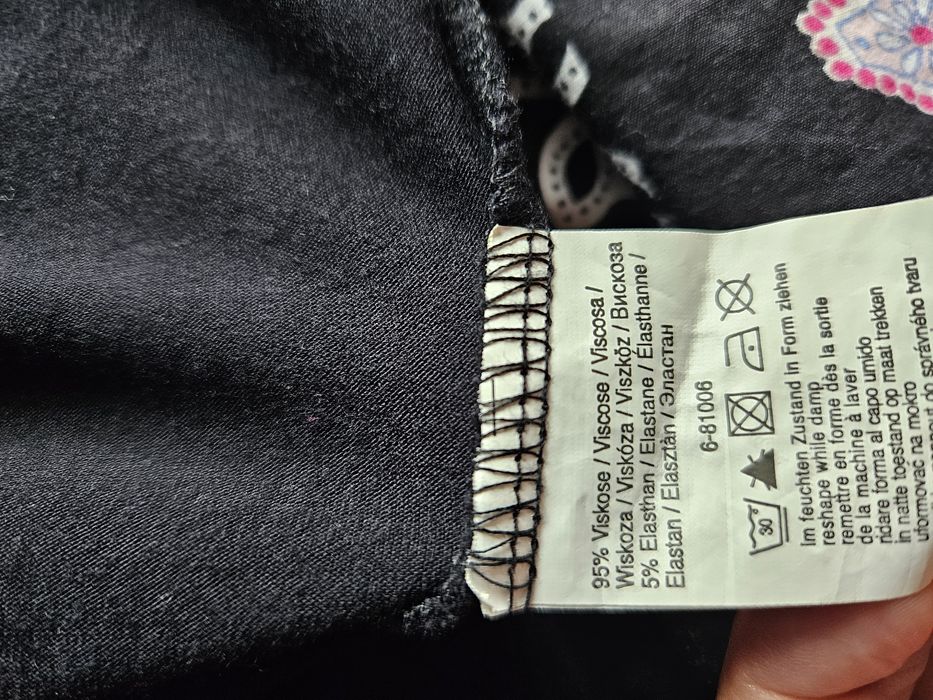 Sukienka damska czarna r.42