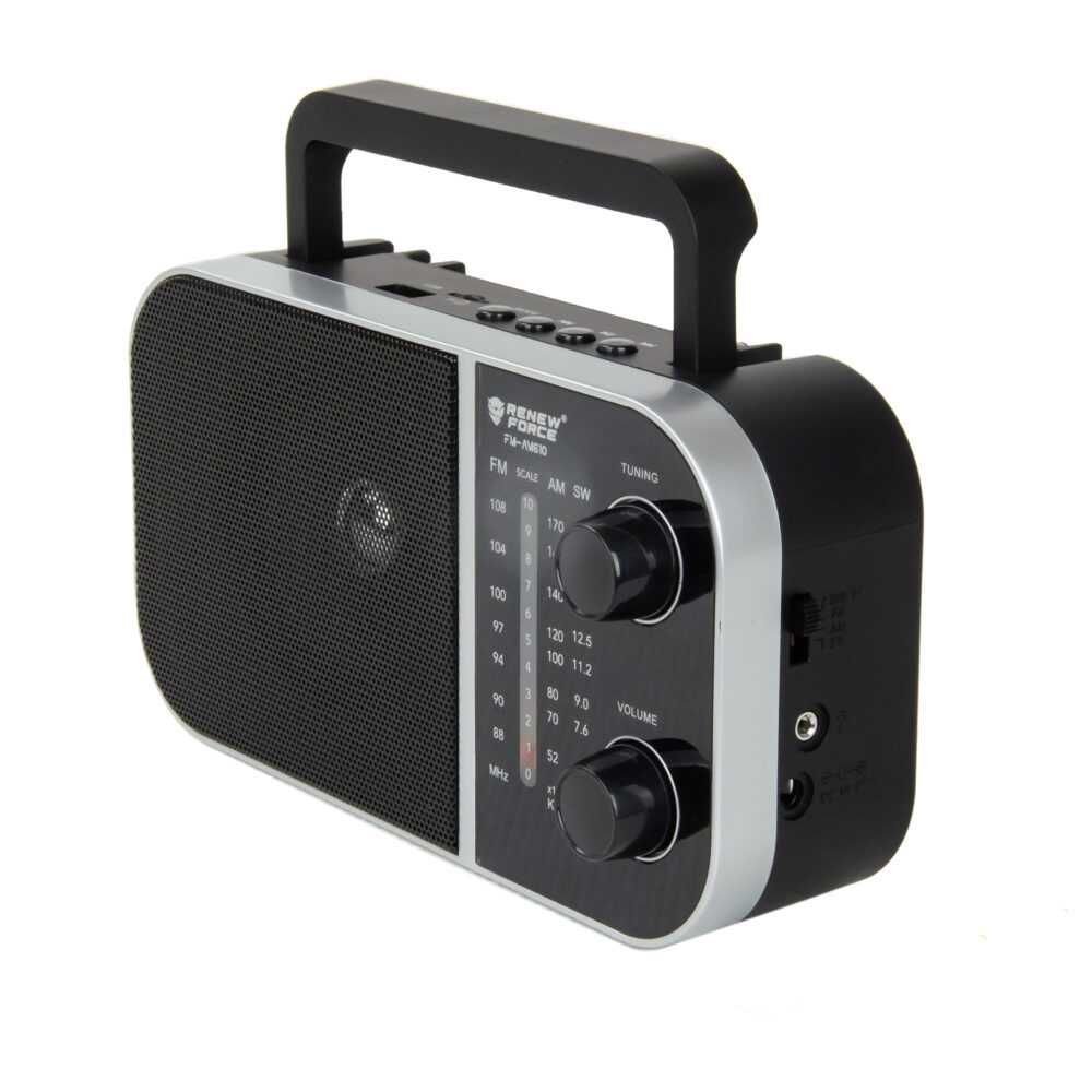 Stylowe radio kuchenne na akumulator z funkcją Bluetooth, USB i FM