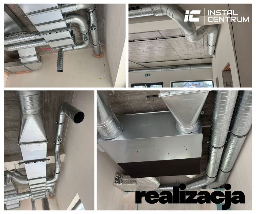 Wentylacja Mechaniczna, Rekuperacja do 80-100 m2 z montażem kompletna