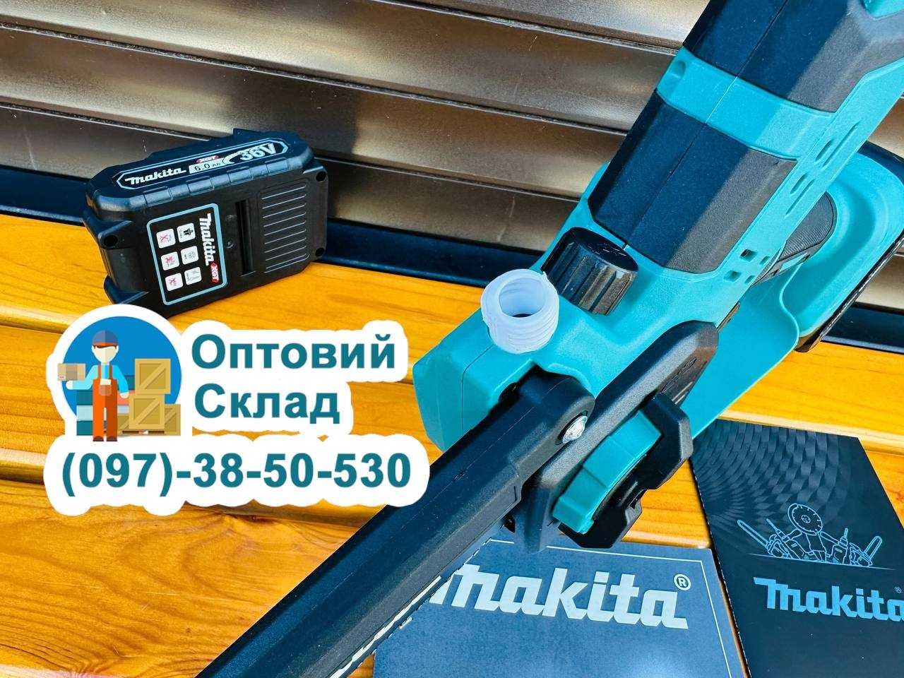 Мини цепная пила на аккумуляторе Makita 36V-6A Электропила Електропила
