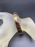 Pulseira bracelete antiga trabalhada flores
