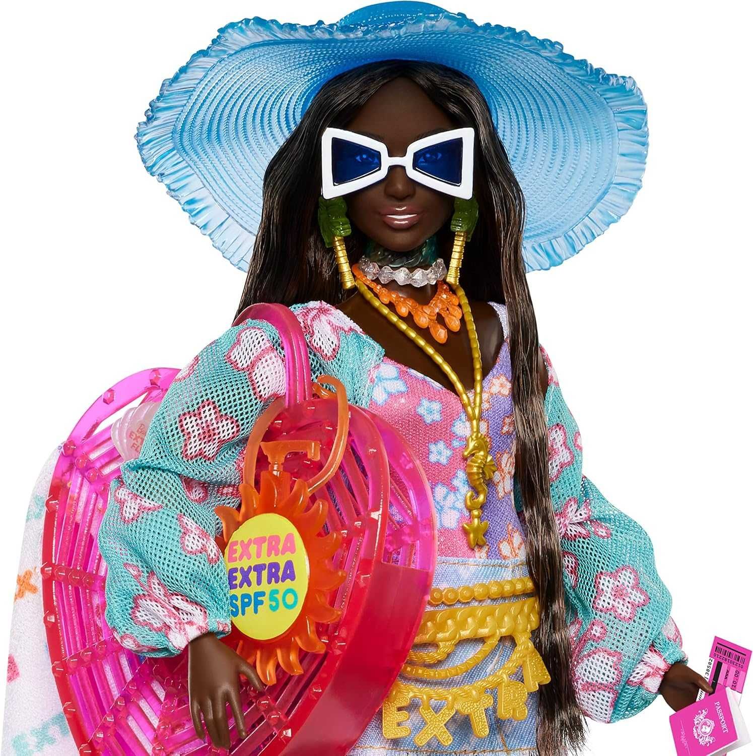 Барби Экстра Флай Отдых на пляже Barbie Extra Fly Travel Beach HPB14