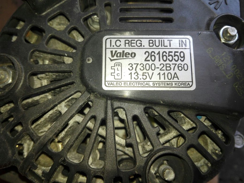 Alternator 1.6 T-GDI 204km G4FJ Hyundai/Kia