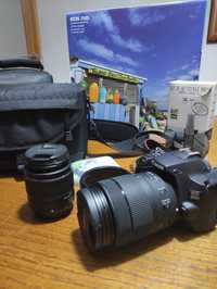 Kit Fotógrafo completo - OPORTUNIDADE - Canon EOS 250D + 2 objetivas