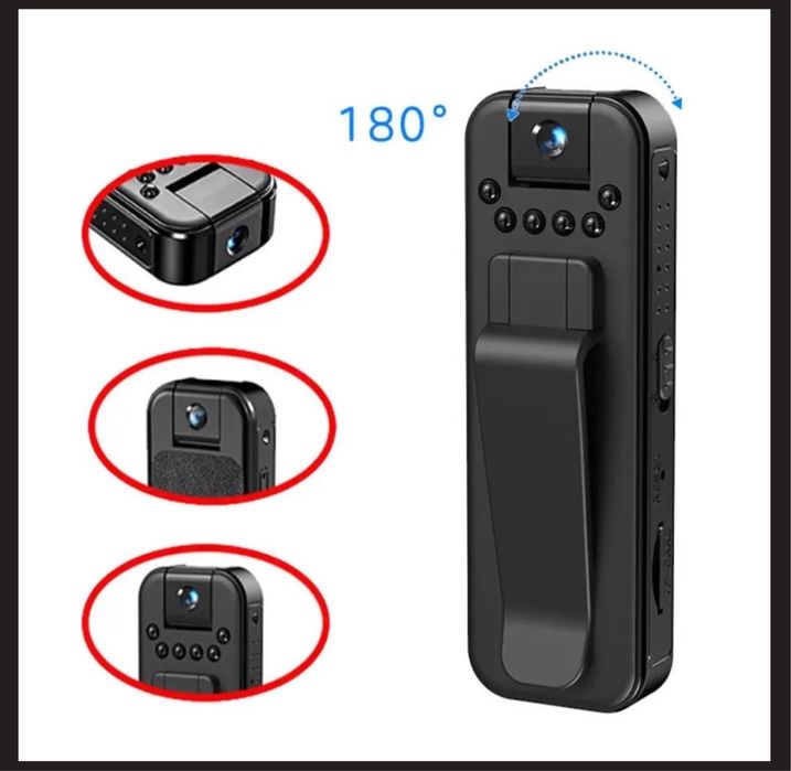 Компактная и мощная боди-камера L7 180 Hd