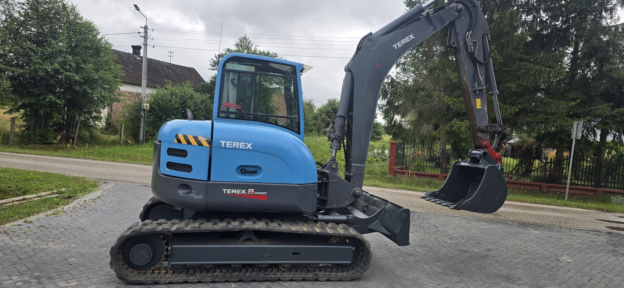 Minikoparka terex 7.5t Super Stan Mocna koparka Sztywna!