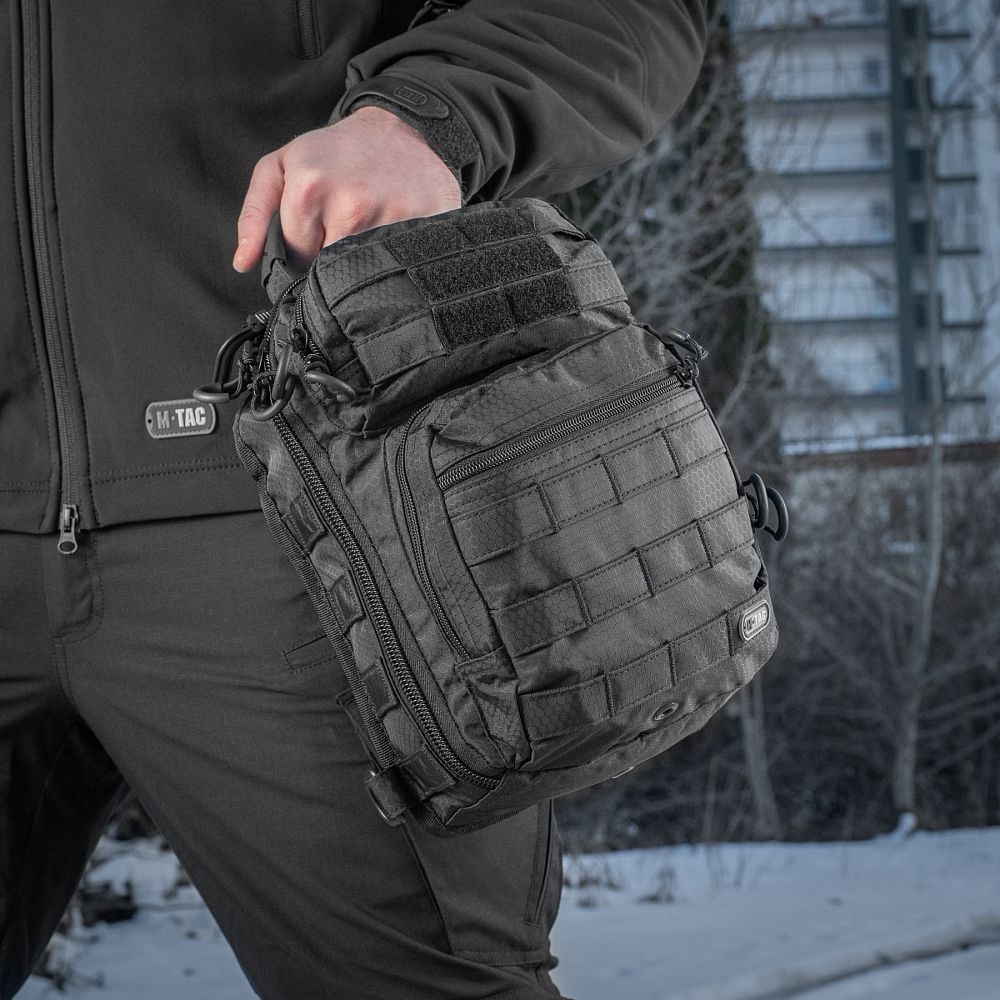 M-Tac сумка Urban Line City Hunter Hexagon Bag Black барсетка мтак