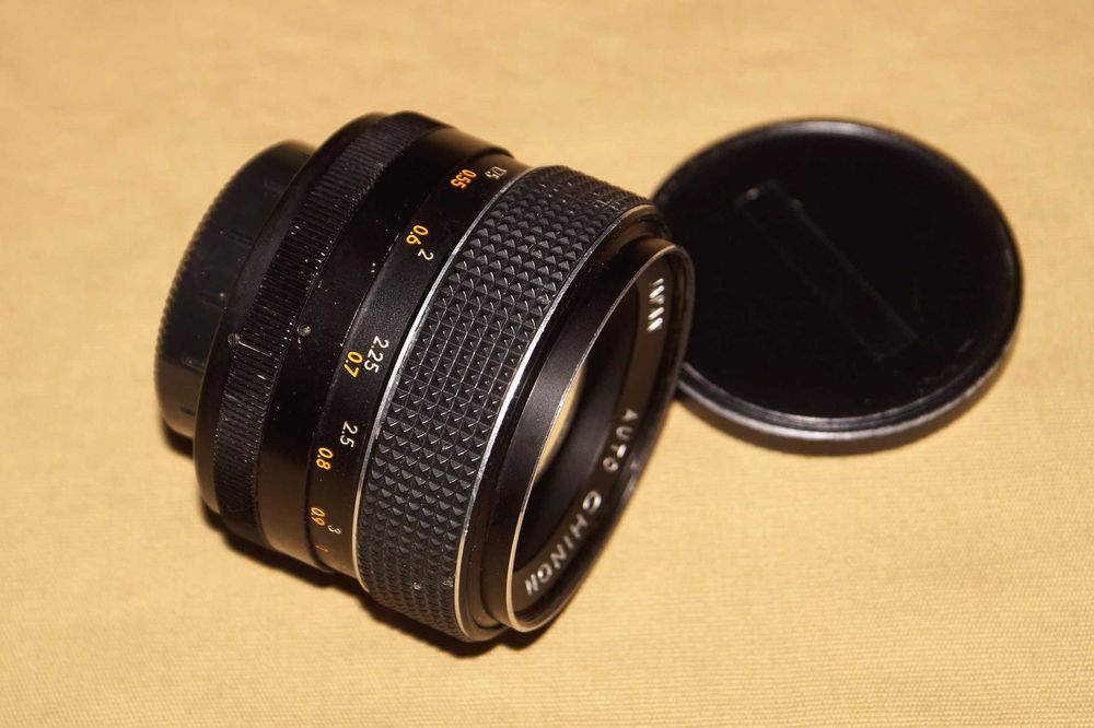 Chinon 55mm f/1.4 m42 Tomioka