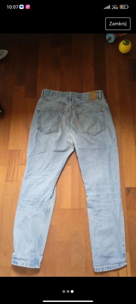 spodnie jeansowe z sinsay