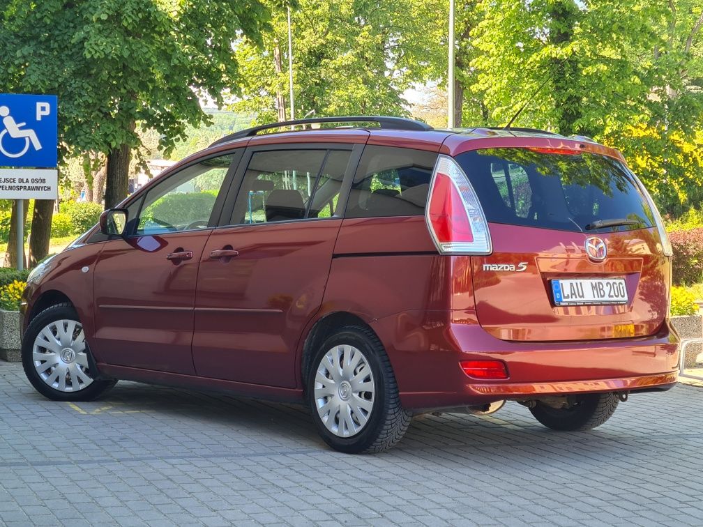 MAZDA 5 1.8 116KM LIFT Klimatronik Bezwypadek Serwis z Niemiec KOLOR!!