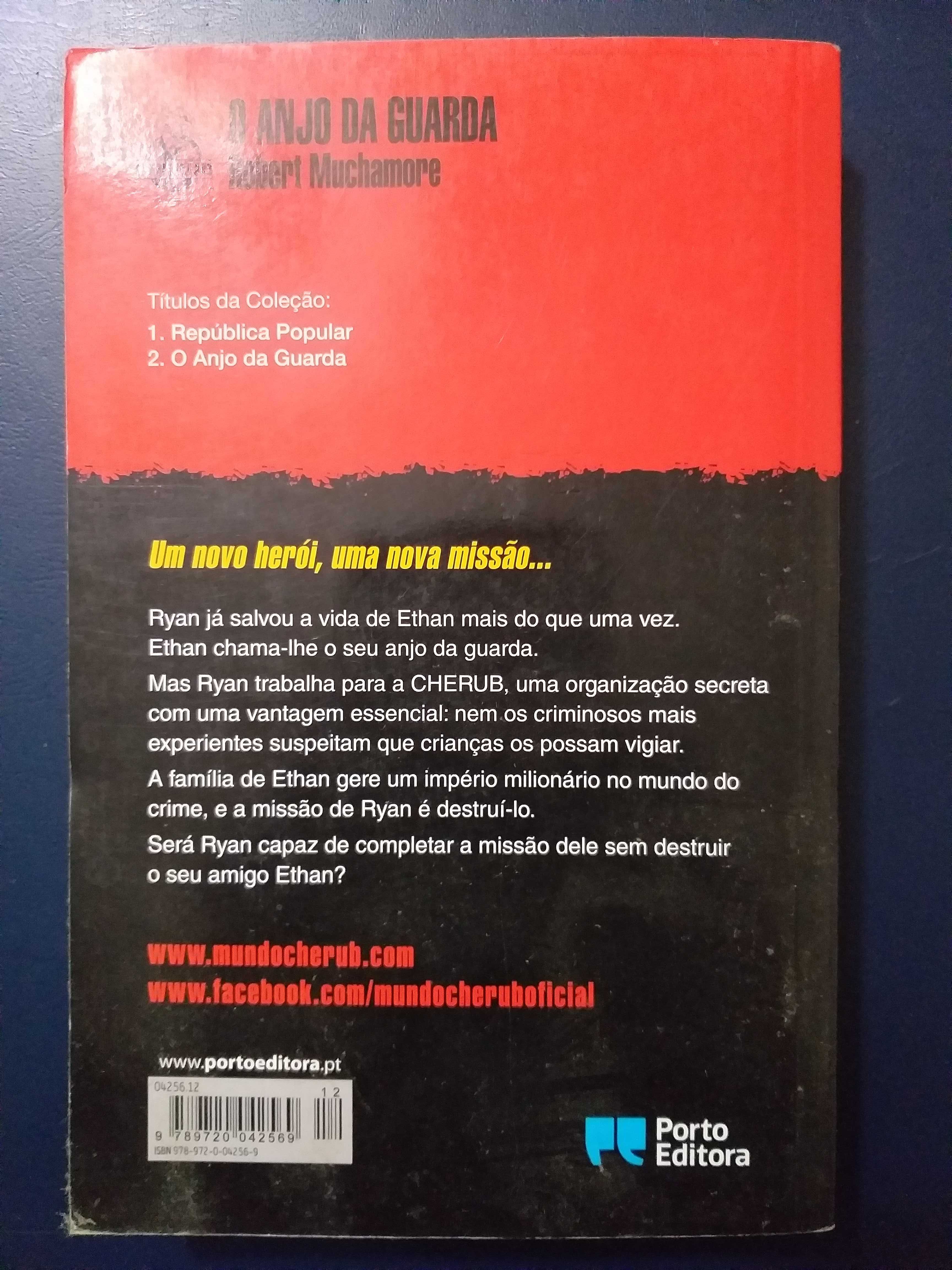 Livro "O Anjo da Guarda" de Robert Muchamore da Porto Editora