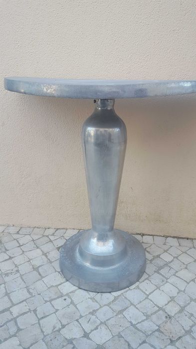 Mesa consola prata