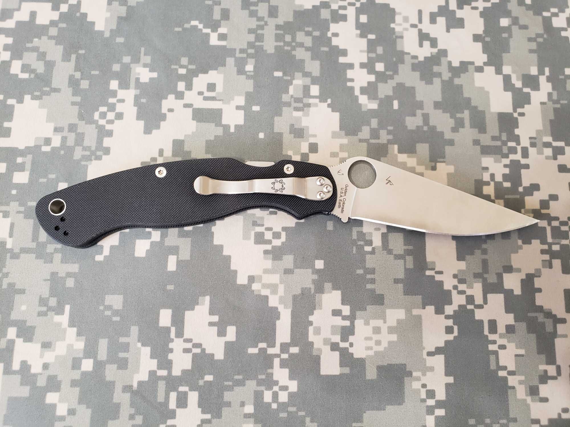 ОРИГИНАЛ Нож Складной Spyderco MILITARY 2 G10 S30V Карманный C36GP2