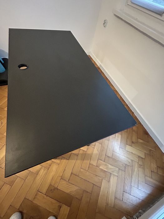 Czarne Biurko 120x60 stan bdb.